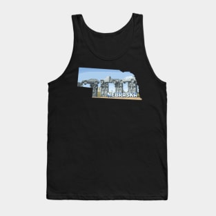 Nebraska state design / Nebraska lover / Nebraska carhenge gift idea / Nebraska home state Tank Top